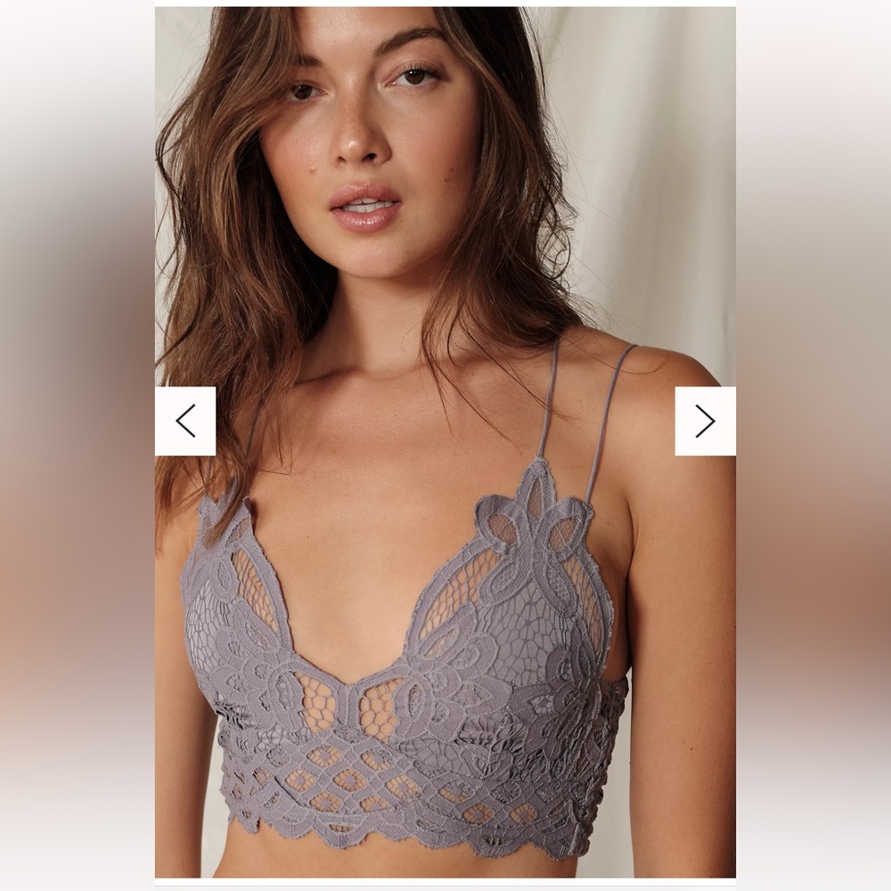 Free People Lavender Lace Bralette